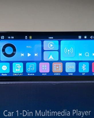 RADIO DAB+ CON SCHERMO 6,86" 1 DIN WIRELESS