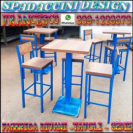 sgabelli e snack per eterno artigianali