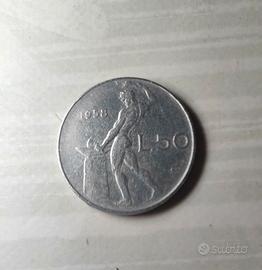 🌟 Rara 50 Lire del 1958 (Tiratura limitata) 🌟