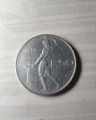 🌟 Rara 50 Lire del 1958 (Tiratura limitata) 🌟