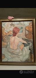 La Toilette Toulouse Lautrec  Falso D''Autore