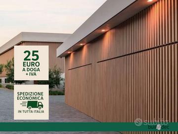 Facciata moderna in WPC effetto legno Airshield