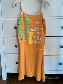 Abito bambina arancione