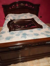  armadio specchio e letto 