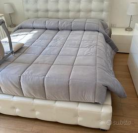 petti trapunta matrimoniale grigia piumone