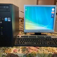 Computer PC HP DX2300 con accessori