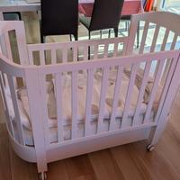 Set Lettino Erbesi Lilli Bianco + Accessori