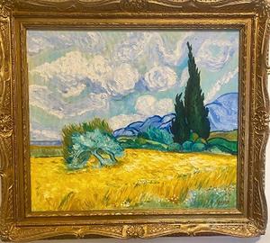 VAN GOGH copia d'autore quadro olio su tela