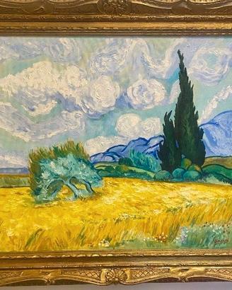 VAN GOGH copia d'autore quadro olio su tela