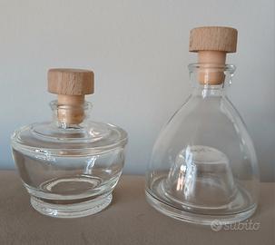 Coppia bottigliette olio aceto 