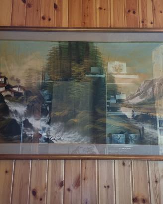 Quadro Alfonso Pietrosemoli - Paesaggio montagna 1
