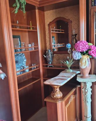 Mobile Bar angolare in stile classico