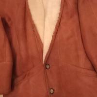 Pelliccia giubbotto montone shearling uomo