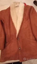 Pelliccia giubbotto montone shearling uomo