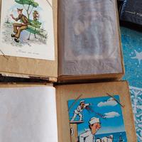 Due Album 37 Cartoline Umoristiche Militari