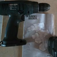 Trapano a batteria Black e Decker hp120