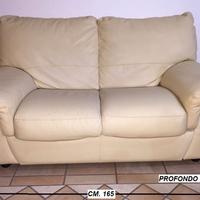DIVANO IN PELLE 2 POSTI