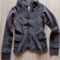 Felpa giacca donna MET con zip taglia M (it42)