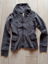 Felpa giacca donna MET con zip taglia M (it42)