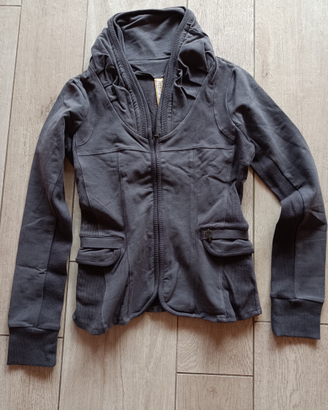 Felpa giacca donna MET con zip taglia M (it42)