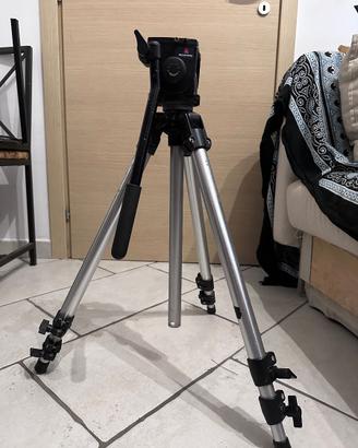 Manfrotto Cavalletto - Treppiedi con Testa Fluida