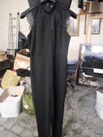 tuta elegante giro manica per grandi occasioni 