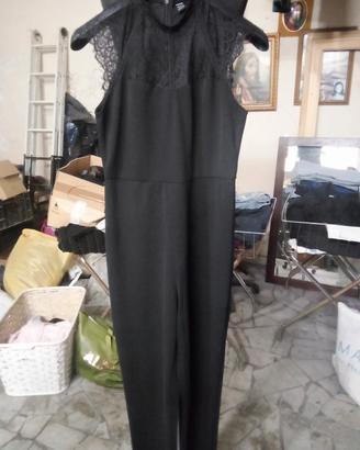 tuta elegante giro manica per grandi occasioni 