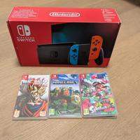 Nintendo Switch e 3 giochi