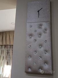 Orologio tortora scamosciato con Swarovski 