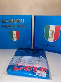Maglia SSC Napoli Campioni d’Italia con cofanetto