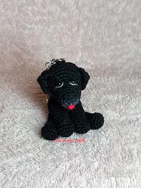 Portachiavi Labrador amigurumi 