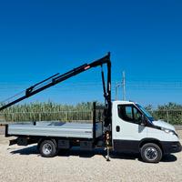 IVECO DAILY 35 35C16 Eu6e NUOVO GRU 12 m + CASSONE