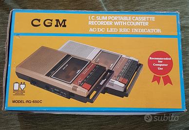 registratore cassette vintage