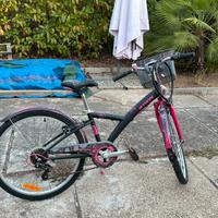 Bici mountain bike rosa da bambina