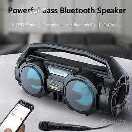 Km-s1 cassa portatile speaker bluetooth 5.0 10w ba
