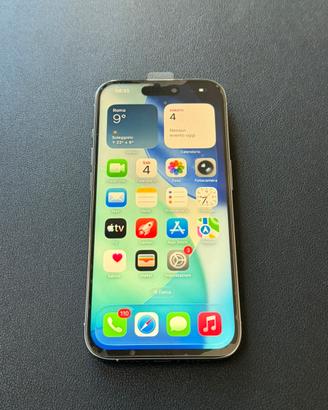 Iphone 15 pro bianco titanio 94% batteria