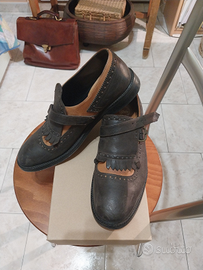 Scarpe artigianali in cuoio modello Shanghai