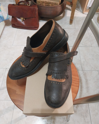 Scarpe artigianali in cuoio modello Shanghai