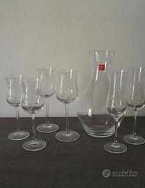 Servizio di cristallo da 12 con caraffa (35 pezzi)