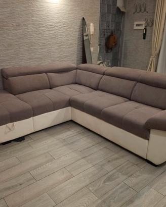 divano letto angolare contenitore 