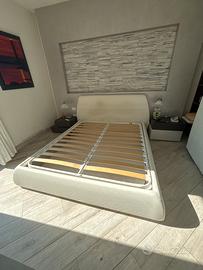 struttura letto matrimoniale con contenitore