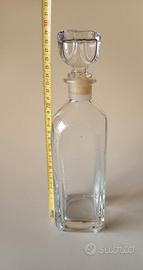 Bottiglia Vintage per Liquore in Cristallo/Vetro