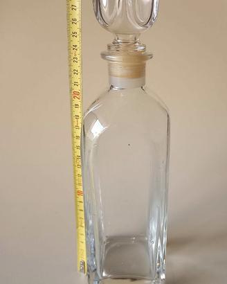 Bottiglia Vintage per Liquore in Cristallo/Vetro