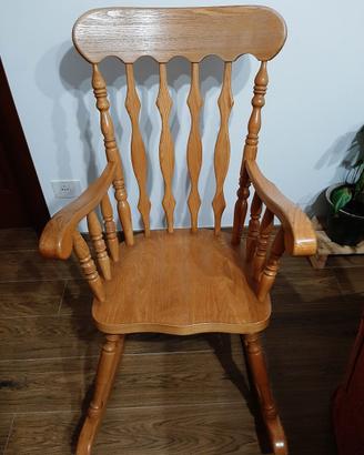 Sedia a dondolo intage