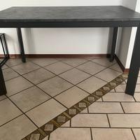 Tavolo nero moderno 140x90 cm