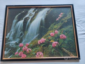 Quadro puzzle incorniciato vintage