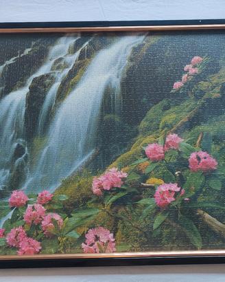 Quadro puzzle incorniciato vintage