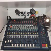 casse fbt amplificate + mixer spirit + MULTIEFFETT