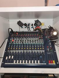 casse fbt amplificate + mixer spirit + MULTIEFFETT