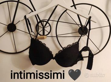 Reggiseno Nero push-up pizzo Chantilly